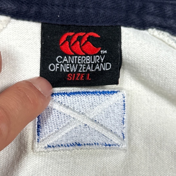 Vintage Y2K Canterbury Scotland National Rugby Union Jersey Mens Large - Picture 9 of 11